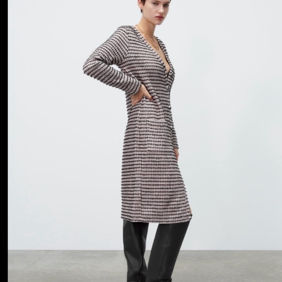 zara overcoat dress M new - Picture 3 of 5